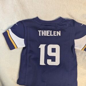 Nike Toddler's 24M Adam Thielen #19 Purple MN Vikings Football Jersey
